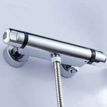 Thermostatic Bar Shower Mixer Valve Tap Chrome Bottom 1/2" Outlet