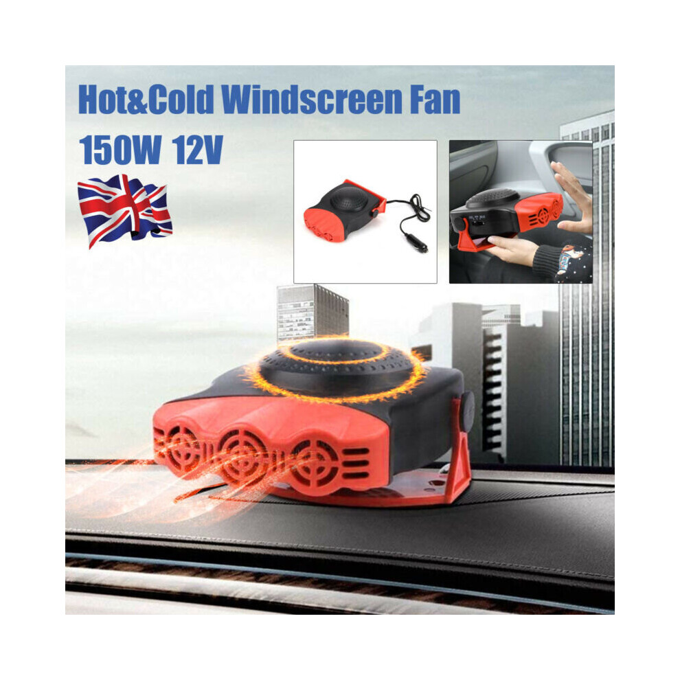 Electric Car Heater Defroster 12V 150W Dc Heating Fan Defogger 613310375579