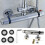 Thermostatic Bar Shower Mixer Valve Tap Chrome Bottom 1/2" Outlet 4