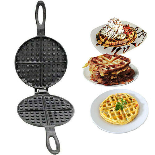 Vintage Gourmet Cast Iron Waffle Maker 1