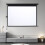 Living And Home 92" Electric Pull-Down Projector Screen 4:3 White Matte Home Cinema 3