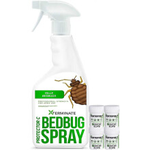 (4) Xterminate Bed Bug Killer Spray and Fogger Kits