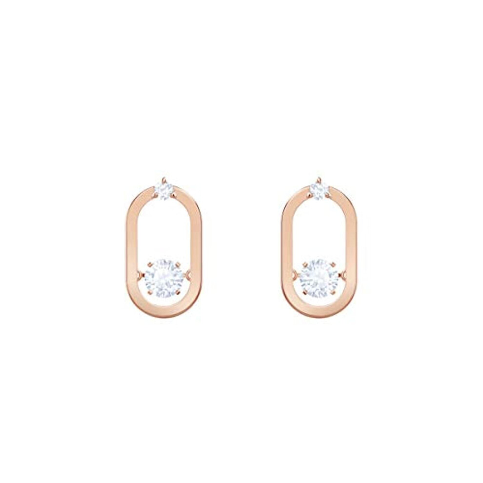 Swarovski Sparkling Dance Rose Earrings 5468118 Gold