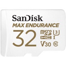 sandisk max endurance microsdhc 32gb kortti adapterilla musta musta Musta