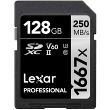 Lexar Professional 1667x SDXC UHS-II Card 128GB