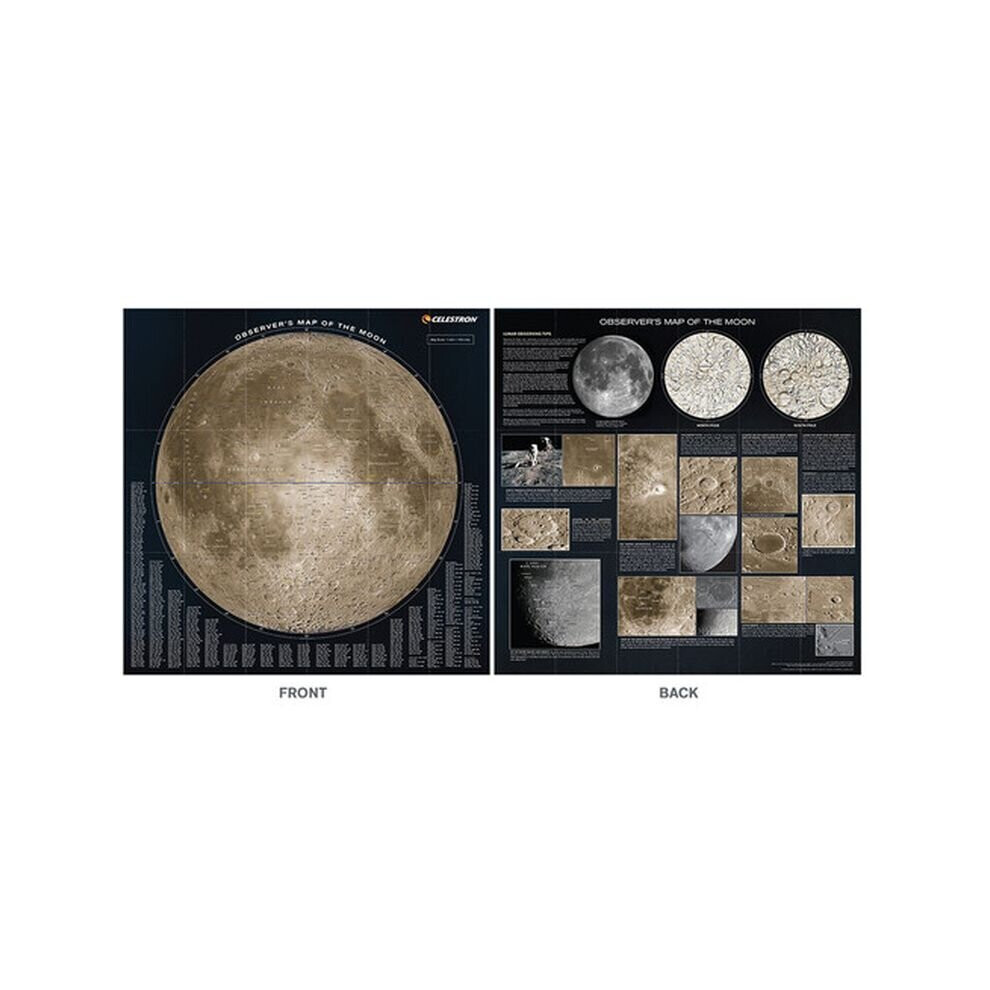 Celestron Observer's Map of the Moon