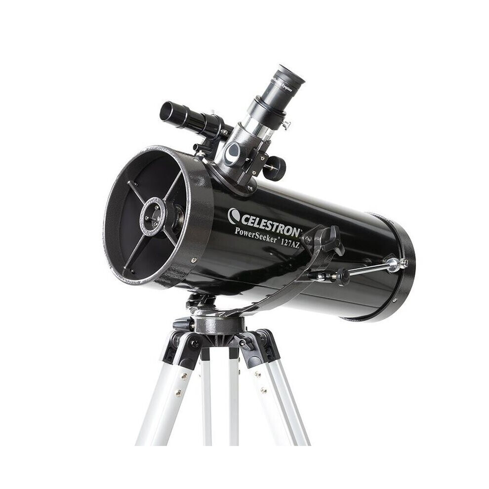 Celestron PowerSeeker 127AZ Telescope With Phone Adapter & Moon Filter