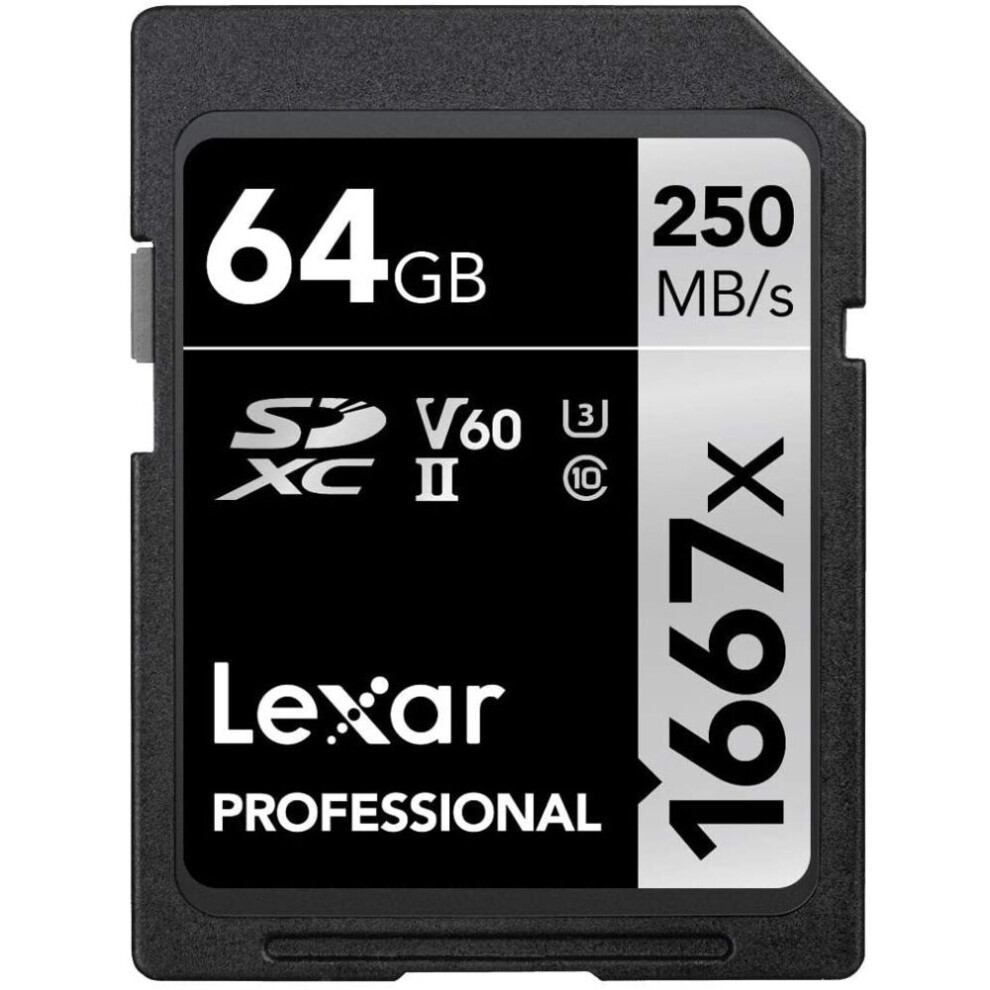 Lexar Professional 1667x SDXC UHS-II Card 64GB