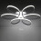 Living And Home (White, 74cm-Cool White) Modern LED Ceiling Light Chandelier Lamp Flower Shape 6