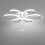 Living And Home (White, 58cm-Cool White) Modern LED Ceiling Light Chandelier Lamp Flower Shape 5