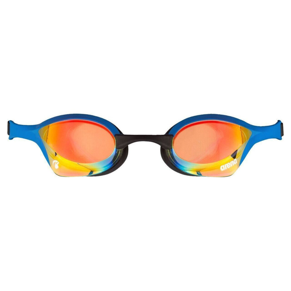 Arena (Yellow / Copper / Blue) Cobra Swipe Ultra Mirror Swimming Goggles Advanced Anti Fog Lense