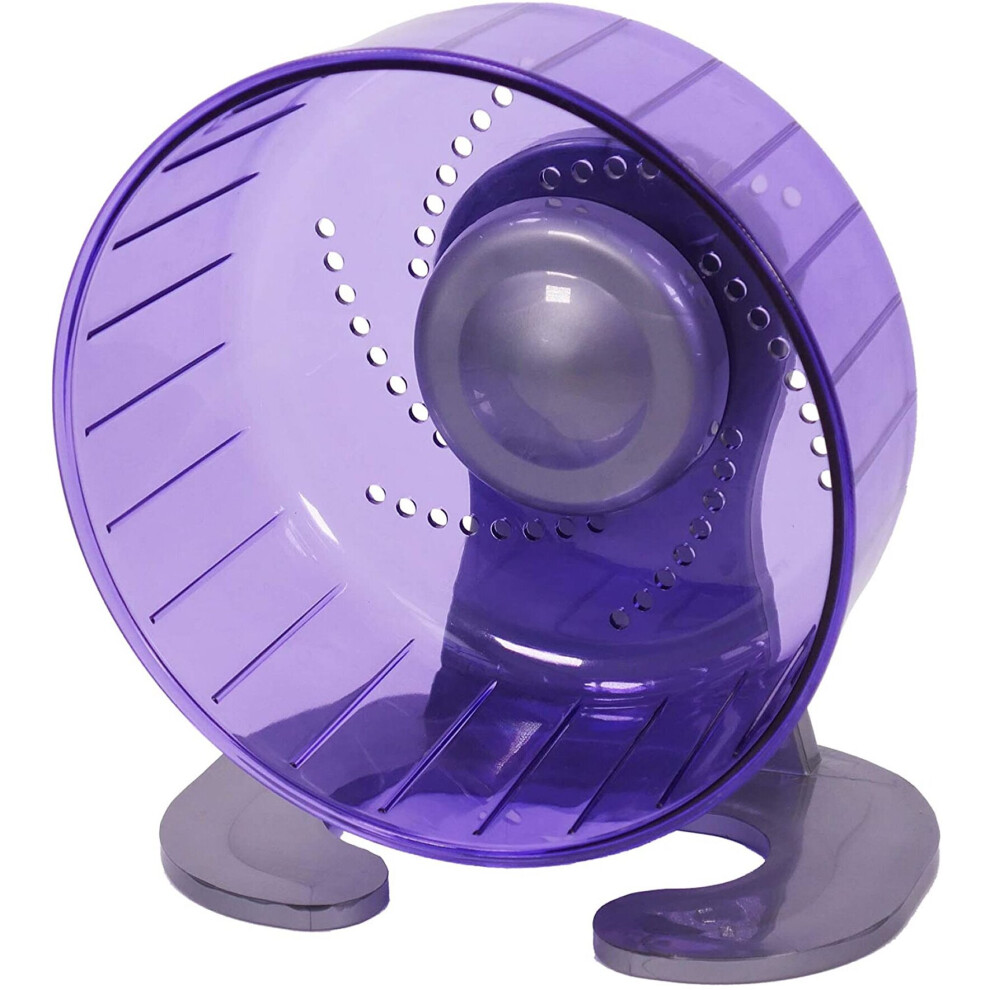 Rosewood Pico Exercise Wheel For Hamsters With Stand, Purple