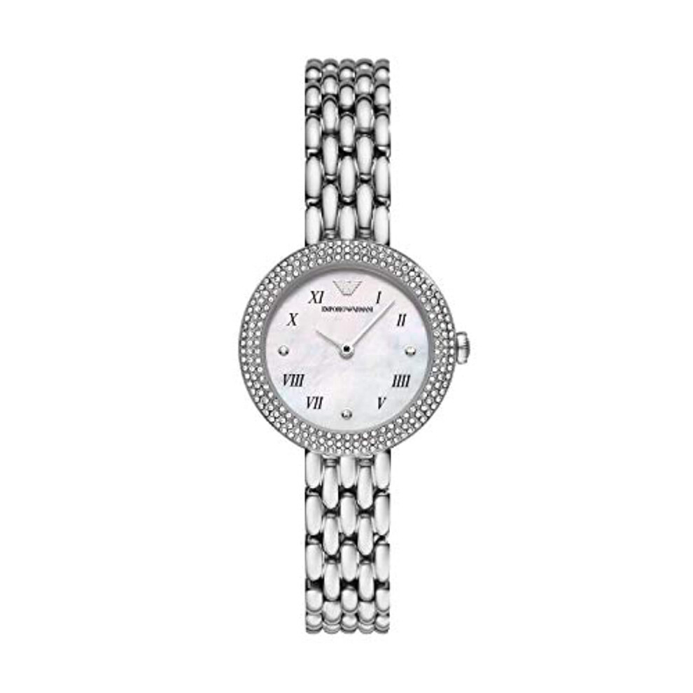 Armani Emporio Women's Watch Ar11354 - Elegant Stainless Steel Timepiece Silver