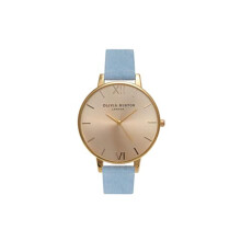 Montre - Olivia Burton - OB16BD111 - Cadran doré - Bracelet en cuir - Étanchéité 3 ATM
