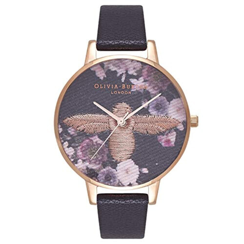 Olivia Burton OLIVIA BURTON OB16EM02 ur. Quartz, sort. Dameur.