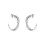 Swarovski Swarovski Twist White Hoop Earrings 1