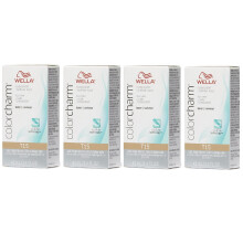 (T15 - (4pks)) Wella Color Charm T15 Pale Beige Blonde Hair Toner