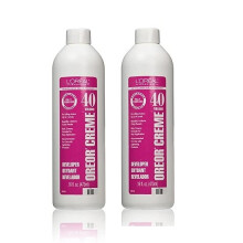 (2 Pks Discount) L'Oreal Oreor Creme Volume 40 Developer 16oz