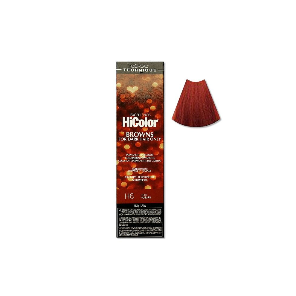 (H6 Light Auburn) L'Oreal HiColor H6 Light Auburn