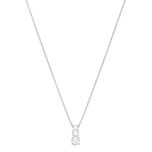 Swarovski Collier - SWAROVSKI - Attract Trilogy Round - Cristaux Blancs - 38 cm