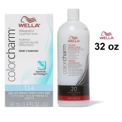 Wella (T14, Developer (Vol.20) 32oz) Wella Color Charm Developer 20 Volume 32oz