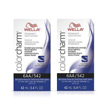 (6AA- pack of 2) Wella 12A Frosty Ash Color Charm Permanent Liquid Haircolor & Developer (Vol. 20)