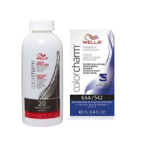 (6AA+Dev (Vol. 20) 3.6oz) Wella 12A Frosty Ash Color Charm Permanent Liquid Haircolor & Developer (Vol. 20)