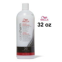 (Developer (Vol.20) 32oz) Wella 7A Medium Smokey Ash Blonde Color Charm Permanent Haircolor & Developer (Vol. 20)