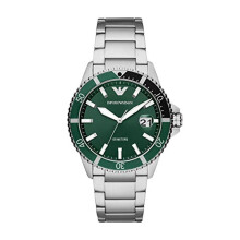 Emporio Armani AR11338 Men's Watch - Elegant Stainless Steel Timepiece