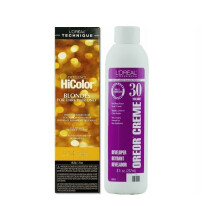(H14+Dev(Vol.30)8oz) H14 Vanilla Champagne L'Oreal Excellence HiColor BLONDES For Dark Hair Only