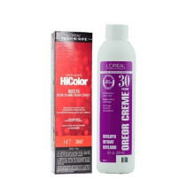 (H7+Dev(Vol.30)8oz) H7 Sizzling Copper L'Oreal Excellence HiColor REDS For Dark Hair Only