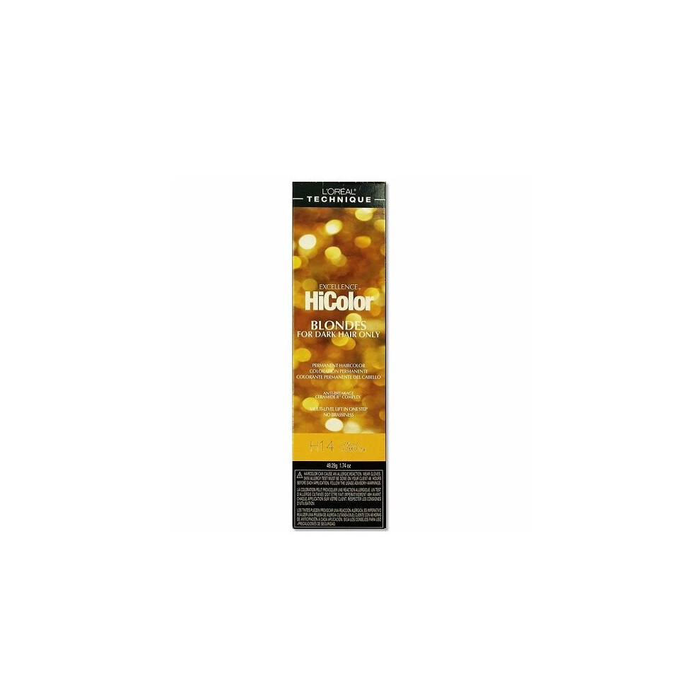 (H14 Vanilla Champagne) H14 Vanilla Champagne L'Oreal Excellence HiColor BLONDES For Dark Hair Only