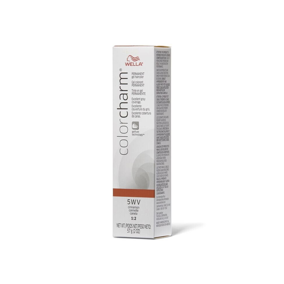 Wella (5Wv Cinnamon (Gel)) Color Charm 5Wv Cinnamon Permanent Gel Haircolor Multicoloured