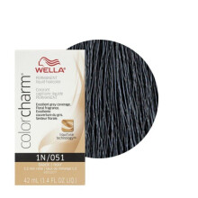 (1N Black) Wella 1N Black Color Charm Permanent Liquid Haircolor