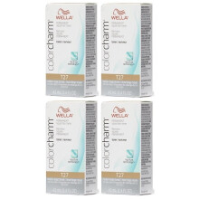 (T27 Pack of 4) Wella Color Charm T27 Medium Beige Blonde Permanent Hair Toner