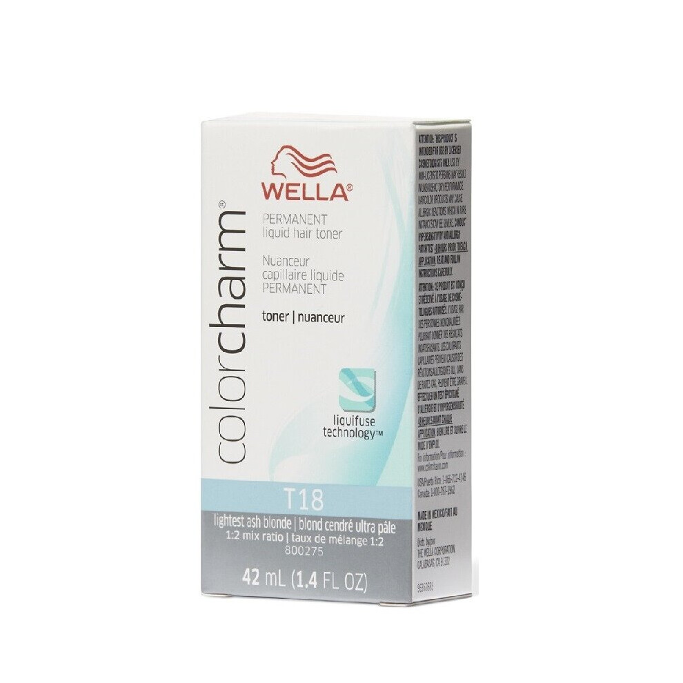 Wella Multicoloured (T18 Only) T18 Lightest Ash Blonde Hair Toner
