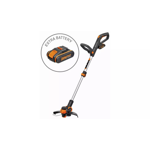 WORX WORX WG163E 20V MAX Cordless Grass Trimmer - 2 Batteries