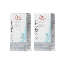 (T10 - pack of 2) Wella Color Charm T14 Pale Ash Blonde Permanent Liquid Hair Toner