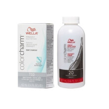 (T10 & Dev (Vol. 20) 3.6oz) Wella Color Charm T14 Pale Ash Blonde Permanent Liquid Hair Toner