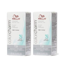 (T28 + T28) Wella Color Charm T14 Pale Ash Blonde Permanent Liquid Hair Toner