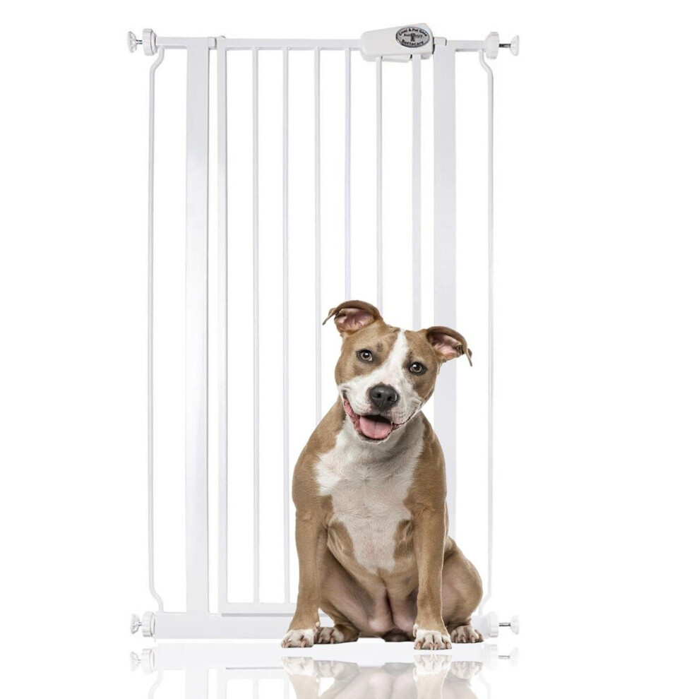 (White, 68.5cm - 75cm) Bettacare Child and Pet Gate