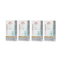 (T35 Pack of 4) Wella Color Charm T35 Beige Blonde Permanent Liquid Hair Toner