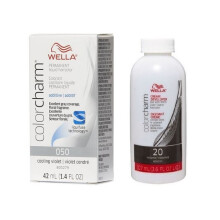 (O50, Dev (Vol.20) 3.6oz) Wella Color Charm T35 Beige Blonde Permanent Liquid Hair Toner