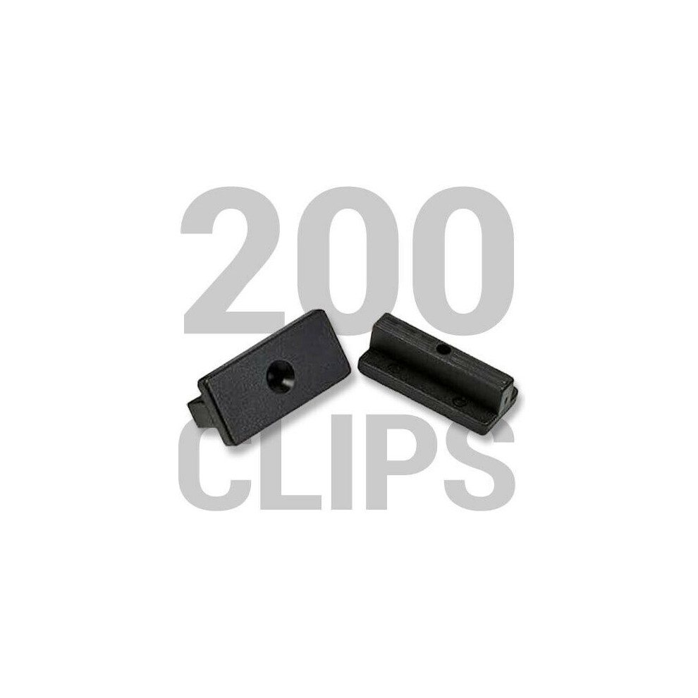 200 Composite Decking Clips Fixings T-Clips Plastic Hidden Fasteners 750869938531