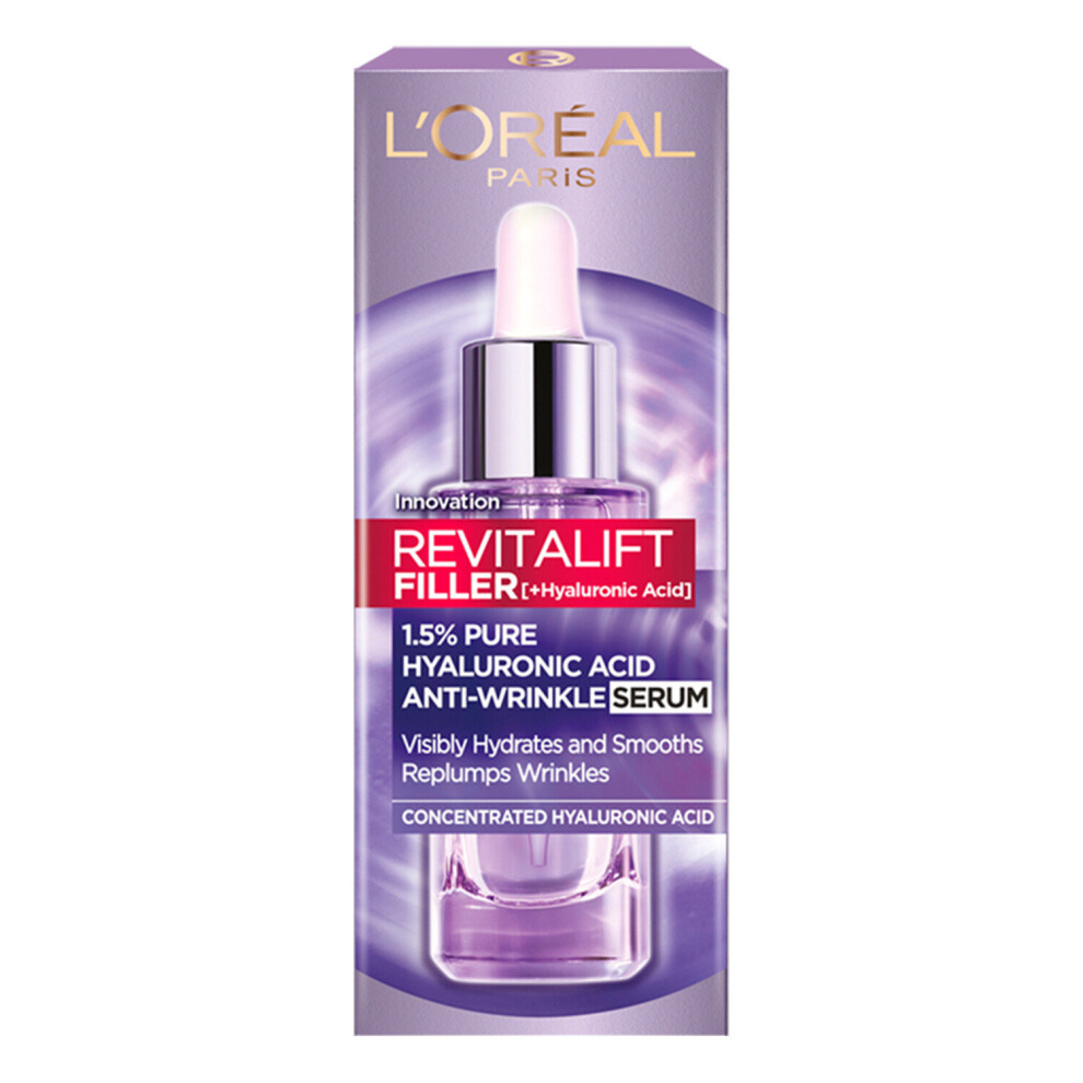 L'Oreal Paris Revitalift Filler Hyaluronic Acid Anti-Wrinkle Dropper Serum 30ml