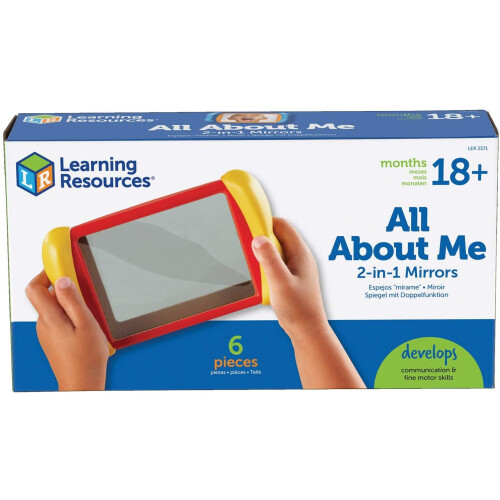 Learning Resources Learning Resources All About Me - 2-in-1 Mirrors, set of 6 1