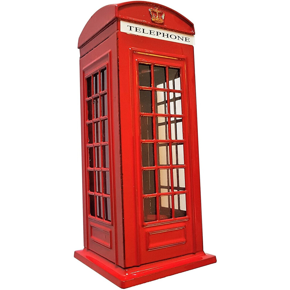 Money Boxes London Telephone Box Money Bank Made Of Die Cast Metal Red
