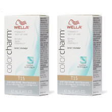 (T15 + T15) Wella Color Charm T10 Pale Blonde Permanent Liquid Hair Toner