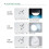Ranpo (Black) Wireless LED Motion Sensor Battery Operated Cordless Security Night Light Auto 3