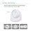 Ranpo (Black) Wireless LED Motion Sensor Battery Operated Cordless Security Night Light Auto 4